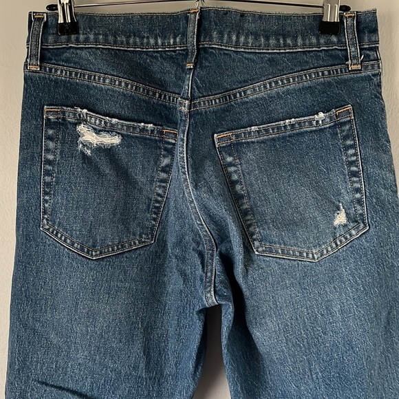 GAP High Rise Cheeky Straight Distressed Jeans - Picture 6 of 10